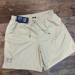 Under Armour Light Tan Freedom Shorts